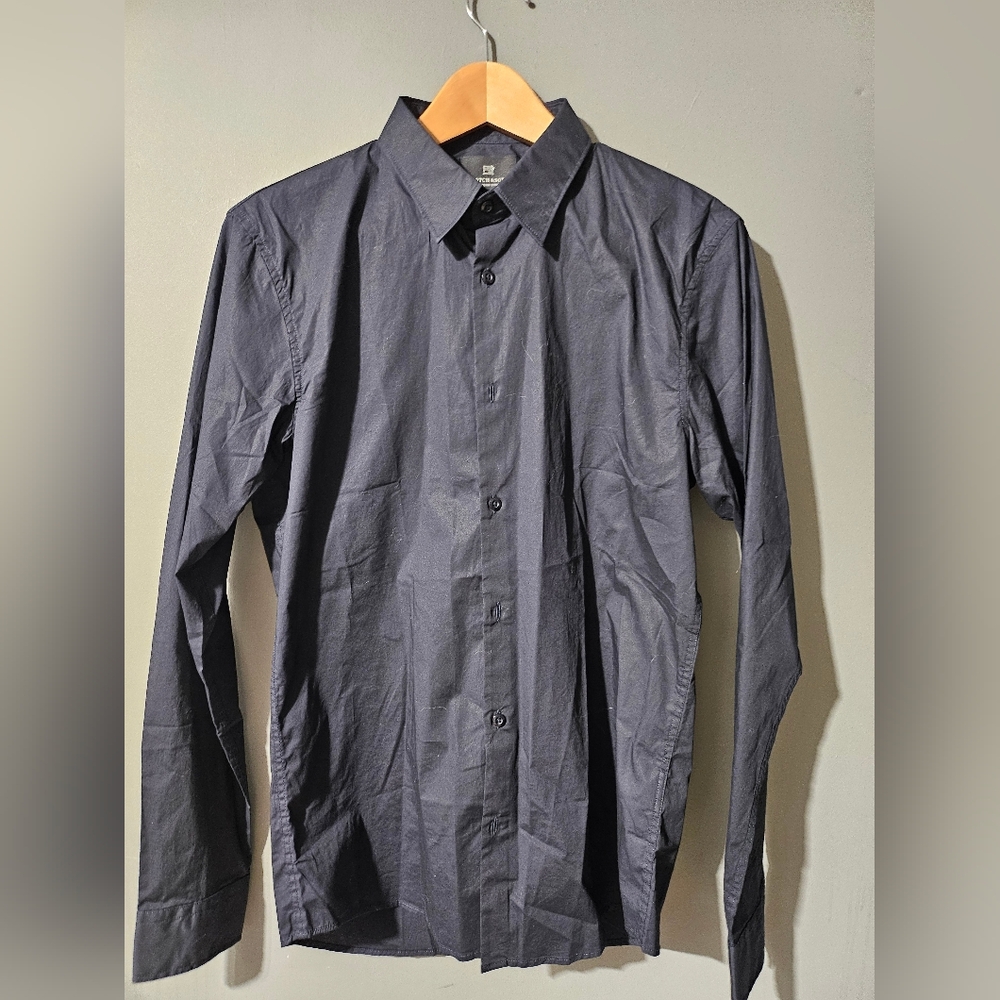 Scotch & Soda Black Dress Shirt M